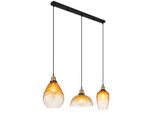 Globo Lighting HäNgeleuchte "Salvy", Gelb (Schwarz), 1 Stk., Leuchten, HäNgelampe/Pendelleuchte/Esszimmer/Wohnzimmer/Esstisch, HäNgeleuchte