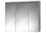 Spiegelschrank Jokey "Trava Led", Grau (Alufarben), B:75Cm H:65Cm T:22Cm, Mdf, SchräNke, Spiegelschrank Spiegelschrank Mit Beleuchtung, 75 X 65 X 22 Cm