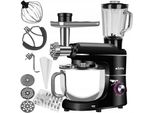 Küchenmaschine 3in1 Ruhhy 2200 W mit Mixer und Fleischwolf, 6,2 L