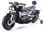 Triumph Rocket 3GT Kinder Elektro Motorrad 12V (2–5 Jahre) – Offiziell Lizenziert, mit Stützrädern, 2 Motoren, LED & Sound – Elektro Kindermotorrad Schwarz