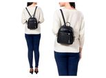 Kleiner Lederrucksack für Damen im Vintage-Stil - Mini Rucksack als Tages- und Cityrucksack