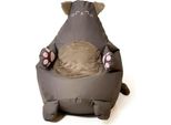 Sack Sako Kätzchen braun XL 130 x 90 cm