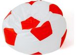 Puff GO GIFT Weiß Rot Oxford Fußball