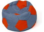 Puff GO GIFT Rot Grau Oxford Fußball