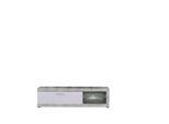 Lowboard Inosign "Remo Tv-Kommode", Grau (Beton, Weiß Hochglanz), B:160Cm H:45Cm T:34Cm, Sideboards, Lowboard, Kommode Mit Led-Beleuchtung, Breite 160 Cm