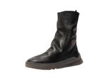 Stiefelette Softinos "Softinos Stiefelette Leder", Damen, Gr. 40, Schwarz, Leder, Schuhe Stiefelette