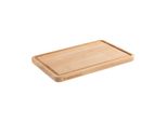Schneidebrett Henckels BY Zwilling, Braun (Natur), B:22Cm H:2Cm L:32Cm, Holzwerkstoff, Schneidebretter, Kautschuk-Holz, Saftrille, Klingenschonend
