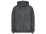 Sweatjacke Dropsize "Dropsize Herren", Herren, Gr. Xs, Washed Grau, 80% Baumwolle, 20% Polyester, Sweatjacken Sweatjacke