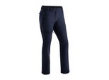 Softshellhose Maier Sports "Adakit W", Damen, Gr. 46, NormalgrößEn, Blau (Dunkelblau), Vorderseite: 92% Polyester, 8% Elasthan. RüCkseite: 100% Polyester, Hosen Softshellhose, Damen Trekkinghose, Atmungsaktive Outdoorhose, Regular Fit