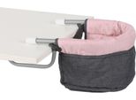 Puppen-Tischsitz CHIC2000 "Corallo", Rosa (Grau, Rosa), Puppenausstattungen, Kinderb:42Cm H:20Cm T:42Cm, Kunststoff, Polyester, Stahl, B:42Cm H:20Cm T:42Cm