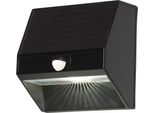 LED Solarleuchte "Solar-Wandleuchte Wandy", Schwarz, B:11Cm H:11Cm L:11Cm T:6Cm, Parforce Traditional Hunting, Leuchten, Bewegungs- Und DäMmerungssensor, Stetig 5 Lm, Bei Bewegung 50 Lm