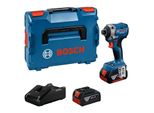 Akku-Drehschlagschrauber Bosch Professional "»Gdr 18V-215«", Transparent, Schrauber, Inkl. 2X Akku GBA 18V 4,0Ah, In L-BOXX 136
