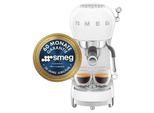 SMEG Espressomaschine weiß ECF02WHEU