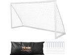 Tragbares Fußballtor, 12 x 6 ft Fußballnetz, Fußballnetz für Erwachsene und Kinder für den Garten, großes Trainingsfußballnetz, Fußballtor-Set für Jugendtraining, Allwetter-Fußballtore für den Außenbereich mit Tragetasche, 1 Packung