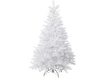 KüNstlicher Weihnachtsbaum Creativ Deco "Weihnachtsdeko, KüNstlicher Christbaum, Tannenbaum", Weiß, H:120Cm, Kunststoff, WeihnachtsbäUme