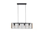 Just Light Pendelleuchte "Drain", Schwarz, 4, 1 Stk., Leuchten, Exklusivee27, Pendelleuchte