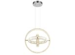 Globo Lighting HäNgeleuchte "Neil", Verchromt, H: 120Cm, 1 Stk., Leuchten, HäNgelampe Esszimmer-Leuchte Esstischleuchte Wohnzimmer, HäNgeleuchte