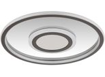 Globo Lighting LED Deckenleuchte "Cara", Grau (Grau Matt), 1 Stk., Leuchten, Deckenlampe, Designleuchte, Wohnzimmer, Schlafzimmer, Rund, LED Deckenleuchte