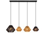Globo Lighting HäNgeleuchte "Houdini", Schwarz, 1 Stk., Leuchten, HäNgelampe/Pendelleuchte/Esszimmer/Wohnzimmer/Esstisch, HäNgeleuchte