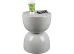 Beistelltisch Mirrors and More "Guara", Grau, B:38Cm H:51Cm, Tische, Beistelltisch