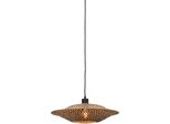 Good & Mojo HäNgeleuchte "Bali", Beige (Natur), Ø 44Cm H: 12Cm, Leuchten, HäNgeleuchte