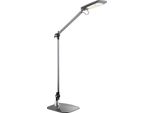 Globo Lighting LED Tischleuchte "Pattaya", Grau (Silbergrau), 1 Stk., Leuchten, Schreibtischlampe, Tischlampe, BüRo, Arbeitszimmer, LED Tischleuchte