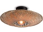 Good & Mojo Deckenleuchte "Kalimantan", Beige (Natur), Ø 60Cm H: 15Cm, Leuchten, Deckenleuchte