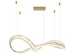 Globo Lighting HäNgeleuchte "Neil", Gold (Goldfarben), H: 120Cm, 1 Stk., Leuchten, HäNgelampe Esszimmer-Leuchte Esstischleuchte Wohnzimmer, HäNgeleuchte