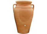 Regentonne Arves, Orange (Terracotta), H:120Cm Ø:78Cm, Polyethylen, Regentonnen, ØXh: 78X120 Cm