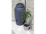 Regentonne Prosperplast "Aquacan Baby", Grau (Anthrazit), H:113Cm Ø:56Cm, Polyethylen, Regentonnen