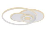 Globo Lighting LED Deckenleuchte "Roderick", Weiß, 1 Stk., Leuchten, Deckenlampe/Rund/Wohnzimmer/Schlafzimmer/Modern, LED Deckenleuchte