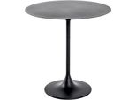 Beistelltisch Haku "Sofatisch, Wohnzimmertisch", Schwarz (Schwarz, Schwarz, Schwarz), B:45Cm H:46Cm T:45Cm, Tische, Beistelltisch, Rund - Aus Metall Schwarz - Ø/H 45/46 Cm