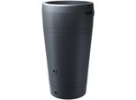 Regentonne Prosperplast "Tube", Grau (Anthrazit), H:107Cm Ø:59,3Cm, Kunststoff, Regentonnen