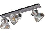 Eglo Deckenspot "Barnstaple", Braun (Holzfarben), 3, 1 Stk., Leuchten, Deckenlampe, Deckenspot