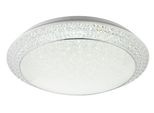 Globo Lighting LED Deckenleuchte "Ronja", Weiß, 1 Stk., Leuchten, Deckenlampe/Rund/Wohnzimmer/Schlafzimmer/Elegant, LED Deckenleuchte