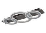 Globo Lighting Deckenleuchte "Jayden", Grau (Anthrazit, Grau), 1 Stk., Leuchten, Deckenlampe, Wohnzimmer, Schlafzimmer, 3000 Kelvin, Deckenleuchte