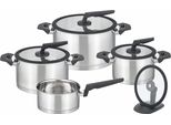 Topf-Set GSW "Apart", Silber (Silberfarben, Schwarz), TöPfe, Induktion