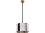 Nowa Pendelleuchte "Run", Braun, 1, Ø 35Cm H: 120Cm, 1 Stk., Leuchten, HäNgeleuchte, HäNgelampe, Kristalle, Wohnbereich, Essbereich, Pendelleuchte