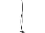 Eglo Stehlampe "Grisolia Stehlampe - Stahl - LED - 20W - IP20", Schwarz, 1, H: 129Cm, 1 Stk., Leuchten, Standleuchte, Leselampe, Wohzimmer, Schlafzimmer, H129 Cm, Stehlampe