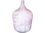 Dekovase Creativ Home "Vase", Rosa, H:56Cm Ø:37Cm, Vasen, Mit Durchbrochenem Design