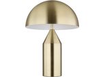 Globo Lighting Tischleuchte "Atoma", Gold (Messingfarben Matt), 2, Ø 28Cm H: 39Cm, 1 Stk., Leuchten, Design Tischlampe, Wohnzimmer, Schlafzimmer, Flur, Tischleuchte