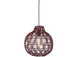 Good & Mojo HäNgeleuchte "Mendoza", Rot (Burgund), 1, Ø 35Cm H: 233Cm, Leuchten, HäNgeleuchte