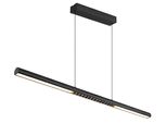 Globo Lighting HäNgeleuchte "Cody", Schwarz (Schwarz Matt), H: 150Cm, 1 Stk., Leuchten, HäNgelampe Esszimmer-Leuchte Esstischleuchte Wohnzimmer, HäNgeleuchte