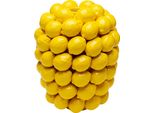 Tischvase Kare Design "Vase Lemon Juice", Gelb, B:31Cm H:40Cm T:31Cm, Porzellan, Vasen