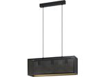 Eglo HäNgeleuchte "Sallicano", Gold (Schwarz, Goldfarben), H: 110Cm, 1 Stk., Leuchten, HäNgeleuchte In Schwarz Und Gold Aus Stahl - Exkl. E27 - 40W, HäNgeleuchte