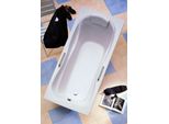 Badewanne Ottofond "Jamaica", Weiß, B:80Cm H:58Cm L:170Cm T:80Cm, SanitäRacryl, Badewannen, Mit WannenträGer, Ablaufgarnitur, Nackenkissen Und Griffe