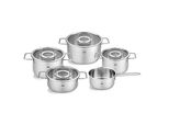 Topf-Set Fissler "Fissler Pure Collection", Silber (Silberfarben), TöPfe, Made In Germany