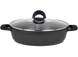 BräTer GSW "Silcoguss Noir", Schwarz, Ø:24Cm, TöPfe, Induktion, Incl. Literskala