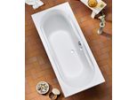 Badewanne Ottofond "Madera", Weiß, B:80Cm H:42Cm L:180Cm T:80Cm, SanitäRacryl, Badewannen, Mit FußGestell