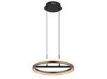 Globo Lighting HäNgeleuchte "Della", Schwarz (Schwarz Matt), Ø 39,7Cm H: 150Cm, 1 Stk., Leuchten, HäNgelampe Esszimmer-Leuchte Esstischleuchte Wohnzimmer, HäNgeleuchte